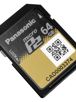 Panasonic AJ-P2M064AG 64GB microP2 UHS-II Memory Card