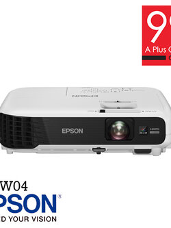 โปรเจคเตอร์ EPSON EB-W04 3LCD technology WXGA resolution Versatile projector