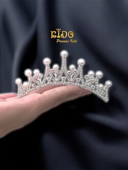 หวีเสียบเพชร(หน้าร้านอยู่รัชดา)KF740 มงกุฎเด็ก ประดับผม