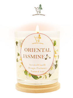 Oriental Jasmine เทียนหอมกลิ่นมะลิสดที่อ่อนโยนและบริสุทธิ์ดั่งหิมะ