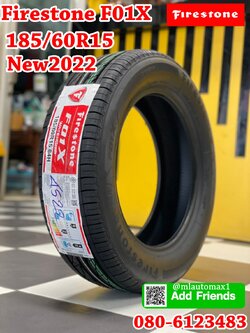 FIRESTONE ยางรถยนต์ ขอบ 15 ขนาด 185/60R15 รุ่น F01X