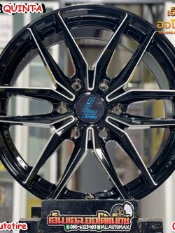 ล้อแม็กซ์ขอบ18 Lenso ล้อขอบ18 Lenso Jager Quinta ขอบ18 กว้าง9 ออฟ20 6รู139.7 สีดำก้านกลึงเงา(BKA)