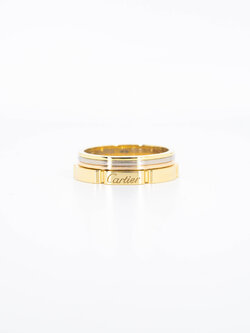 **สำหรับไซส์นิ้ว 50**แหวน Cartier Trinity Vendôme Louis Cartier band 2.5mm. ทองคำ3สี18K x แหวน Cartier Maillon Panthere Band ทองคำ18K