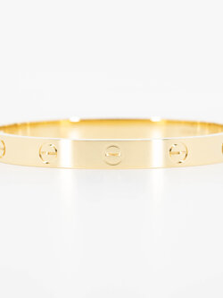 กำไล Cartier Love Bracelet ทองคำ18K ไซส์16 (Used) +กล่องและการ์ดไทย2022