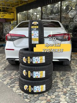 #HONDA_CIVIC เปลี่ยนยาง #GITI_SPORTS2 235/40R18