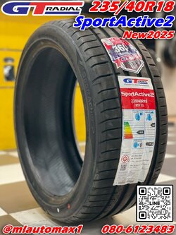 ยาง GT Radial SportActive2 ขนาด 235/40R18 ยางใหม่ปี2025