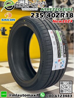 ยาง Ecopoint3 By Sailun 235/40R18 ยางใหม่ปี2024