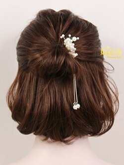 คาดผมเด็ก(หน้าร้านอยู่รัชดา)KF661 ประดับผมมุก