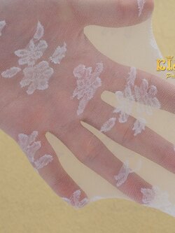 ถุงน่องเด็ก(หน้าร้านอยู่รัชดา)L057 สีชมพู เนื้อซีทรูลายดอกดูแพงคะ