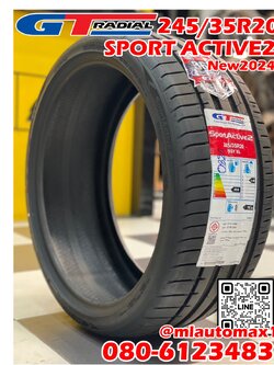 🔥🔥GT RADIAL SPORT Active2 245/35R20 ยางใหม่ปี2024🔥🔥