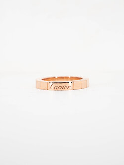 แหวน Cartier Lanieres ทองชมพู18K ไซส์ 47# (Used)
