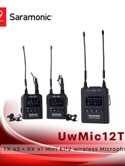 Saramonic UwMic12TH Mini Kit2 wireless Microphone