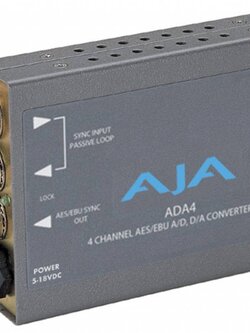 AJA ADA4 4-Channel Bi-Directional Audio A/D & D/A Converter
