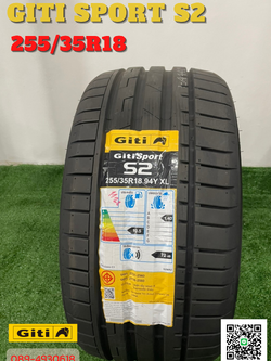 ยาง Giti Sport S2 ขนาด 255/35R18 – ยางสปอร์ตสมรรถนะสูง ราคาโปรโมชั่นพิเศษ พร้อมติดตั้งฟรี