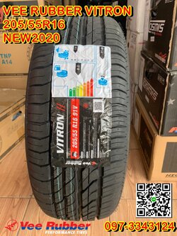 ยางใหม่ขอบ16 205/55R16 Vee Rubber Vitron ยางใหม่ปี2020