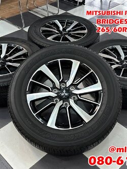 ล้อแม็กซ์ขอบ18 MITSUBISHI PAJARO SPORT พร้อมยางBRIDGESTONE HT684 265/60R18