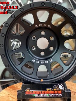 ล้อแม็กออฟโรด Zeus-03 สีดำ สำหรับนิสสัน นาวาร่า สเปค 18x8.5 ET+00 6x114.3
