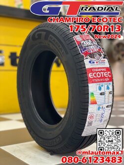 GT RADAIL CHAMPIRO ECOTEC 175/70R13 ยางใหม่ปี2024