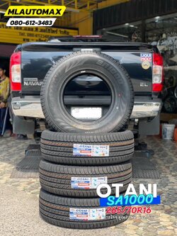 🚘 #NISSAN_NAVARA🛞 #เปลี่ยนยาง #OTANI #SA1000 265/70R16 #บริการตั้งศูนย์ล้อ🛞