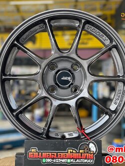 #ล้อแม็กซ์ใหม่ #ล้อแม็กซ์ขอบ15 #ล้อซิ่ง #TC105 #ล้อลายซิ่ง #ล้อขอบ15 กว้าง7 ออฟ35 4รู100 สีDark Gun