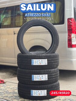 TOYOTA_COMMUTER 🚘เปลี่ยนยาง ยางสมรรถนะสูง 🛞🐘#SAILUN_SVA1 245/45R20