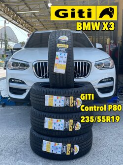 🙏ขอบพระคุณลูกค้ามากๆค่ะไว้วางใจใช้บริการเอ็มแอลออโต้แม็กซ์ 🚘 #BMW_X3 🛞GitiControl P80 235/55R19