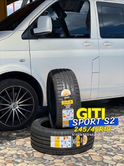 🚗#Volkswagen_Caravelle🛞 เปลี่ยนยาง 🛞#ยางจีที #ยางสปอร์ตสมรรถนะการขับขี่สูง 🛞 🛞#Giti_SportS2 245/45R19