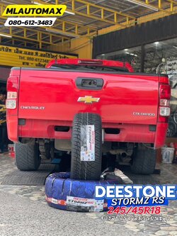 Chevrolet_Colorado🚘เปลี่ยนยาง 🛞🐘#Deestone_StormzRS_245/45R18