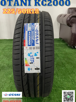 OTANI KC2000 225/50R18 ยางไทย ยางใหม่ปี ราคาโปรโมชั่นพิเศษโทรสอบถามได้ค่ะ