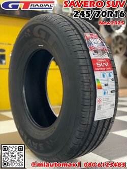 ยางใหม่ GT RADAIL SEVERO SUV 245/70R16 ยางปี2025