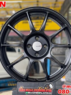 ล้อแม็กซ์ใหม่ขอบ17 TC105N 17x7.5 ET35 4x100 MB สีดำ หนึ่งทางเลือกล้อแม็กซ์ใหม่ แบรนด์คุณภาพดี จากค่ายLenso งานAPP