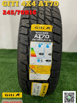 ยางใหม่ GITI 4x4 AT70 245/70R16 ยางใหม่ปี2022 ราคาโปรโมชั่นพิเศษ พร้อมติดตั้งฟรี