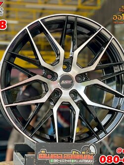 ล้อแม็กใหม่ขอบ17 #Stamford Sport Wheels #SSW348 สีดำหน้าเงา