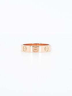 แหวน Cartier Love band ทองชมพู18K ไซส์ 47# (Used) +กล่องและการ์ด