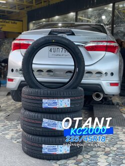 🚘 #TOYOTA_ALTIS เปลี่ยนยาง #OTANI #KC2000 225/45R18