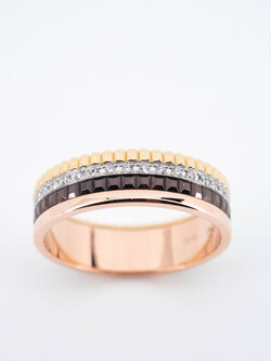 ** Sold ** แหวน Boucheron Quatre classique small ring with Paved Diamonds ไซส์ 62# (Used) +กล่องและการ์ด