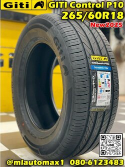 #ยางจีที 💥#GITI Control P10 265/60R18 ยางใหม่ปี2025💥