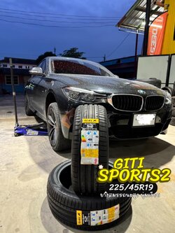 🚗#BMW_320d เปลี่ยนยาง 🛞#ยางจีที #ยางสปอร์ตสมรรถนะการขับขี่สูง 🛞 🛞#Giti_SportS2 225/45R19