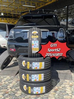 🚗#MINI #COOPER🚘 🛞#ยางจีที #ยางสปอร์ตสมรรถนะการขับขี่สูง 🛞 🛞#Giti_SportS2 205/45R17🛞