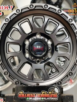 ล้อแม็กออฟโรดขอบ16 Lenso Max-12 16x8.5 ET0 6x139.7 สีเทาด้าน Gray Anthrasite