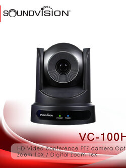 SoundVision VC-100HU HD Video conference PTZ camera Optical Zoom 10X / Digital Zoom 16X