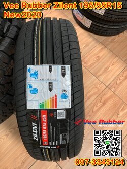 ยางใหม่ขอบ15 วีรับเบอร์ 195/55R15 Vee Rubber Zilent