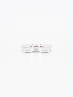 ** Hold k.ITTINUN **แหวน Bvlgari B.zero1 1band ทองขาว18K ไซส์ 48# (Used)