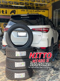 🛞 #TOYOTA_FORTUNER 🚘เปลี่ยนยาง 🛞🐘#NITTO_NT420 S 265/50R20 ❤️ 🛞 #บริการตั้งศูนย์✔️