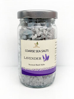 เกลือหอมกลิ่นลาเวนเดอร์ เกลือทะเลแท้จากแหล่งเกลือธรรมชาติ แช่เท้าหอมสบาย