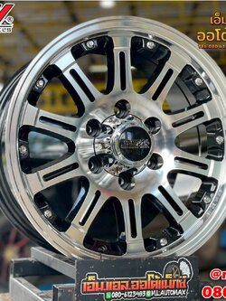 ล้อแม็กซ์ขอบ16 #SSW151 16x8 ET25 6x130 สีดำหน้าเงา สเปกล้อสำหรับใส่รถตู้ TOYOTA COMMUTER รุ่นใหม่