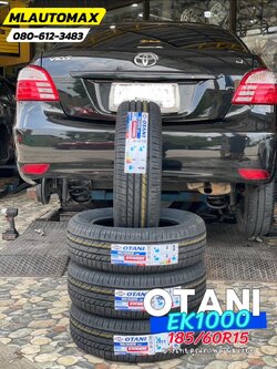 TOYOTA_VIOS 🚘เปลี่ยนยาง 🛞🐘#OTANI_EK1000_185/60R15
