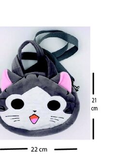 กระเป๋าสะพายข้างหน้าแมวจี้