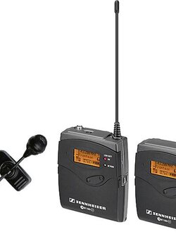 Sennheiser ew 122-p G3 Camera Mount Wireless Microphone System with ME 4 Lavalier Mic - A (516-558 MHz)