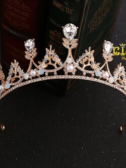 มงกุฎเด็ก(หน้าร้านอยู่รัชดา)KF670 สีทอง มงกุฎเจ้าหญิง